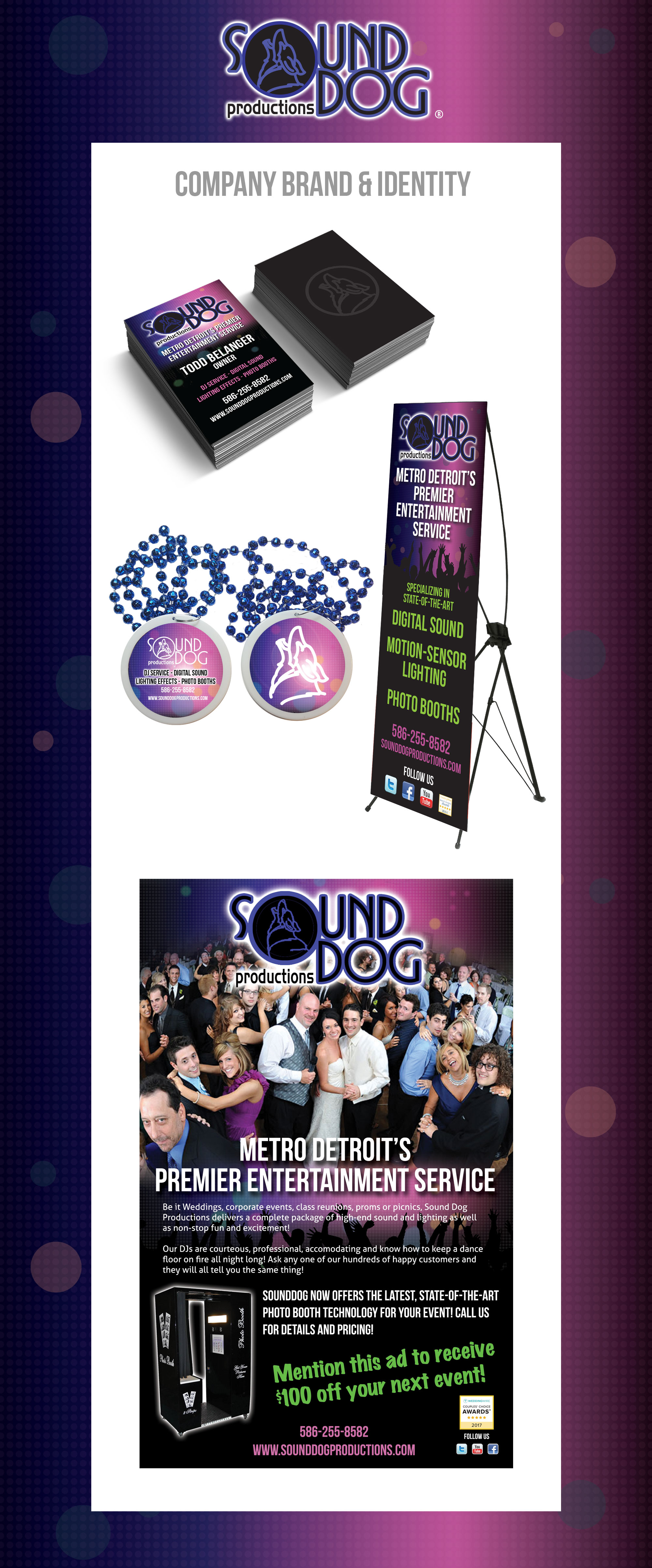 SoundDog Productions - Printed Marketing Collateral